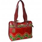 arpera Genuine Leather Handbag  C11334-3B  Red